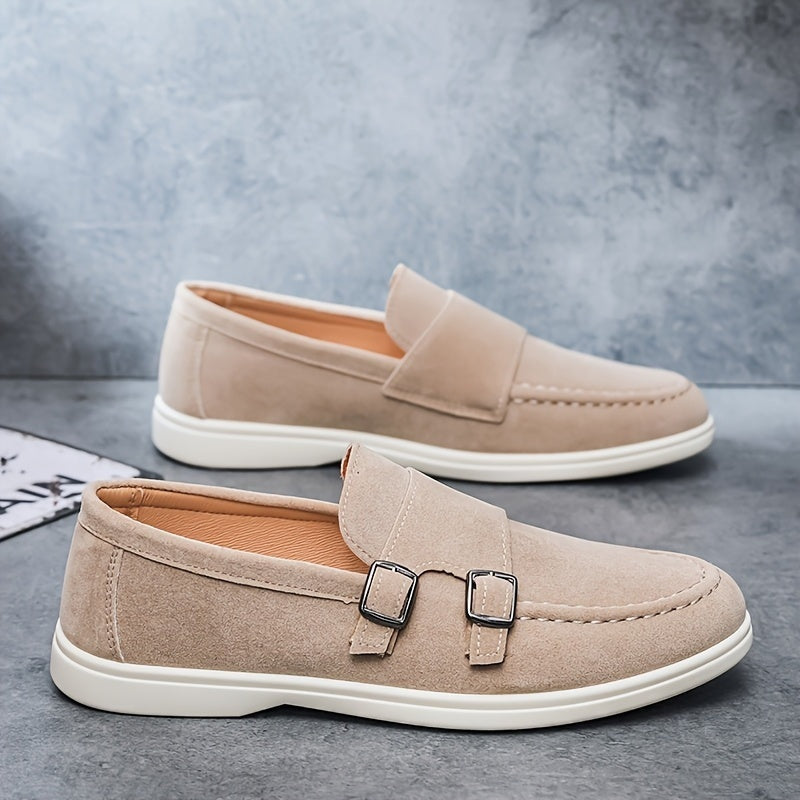 Esteban · Mocasines sin cordones con hebilla doble