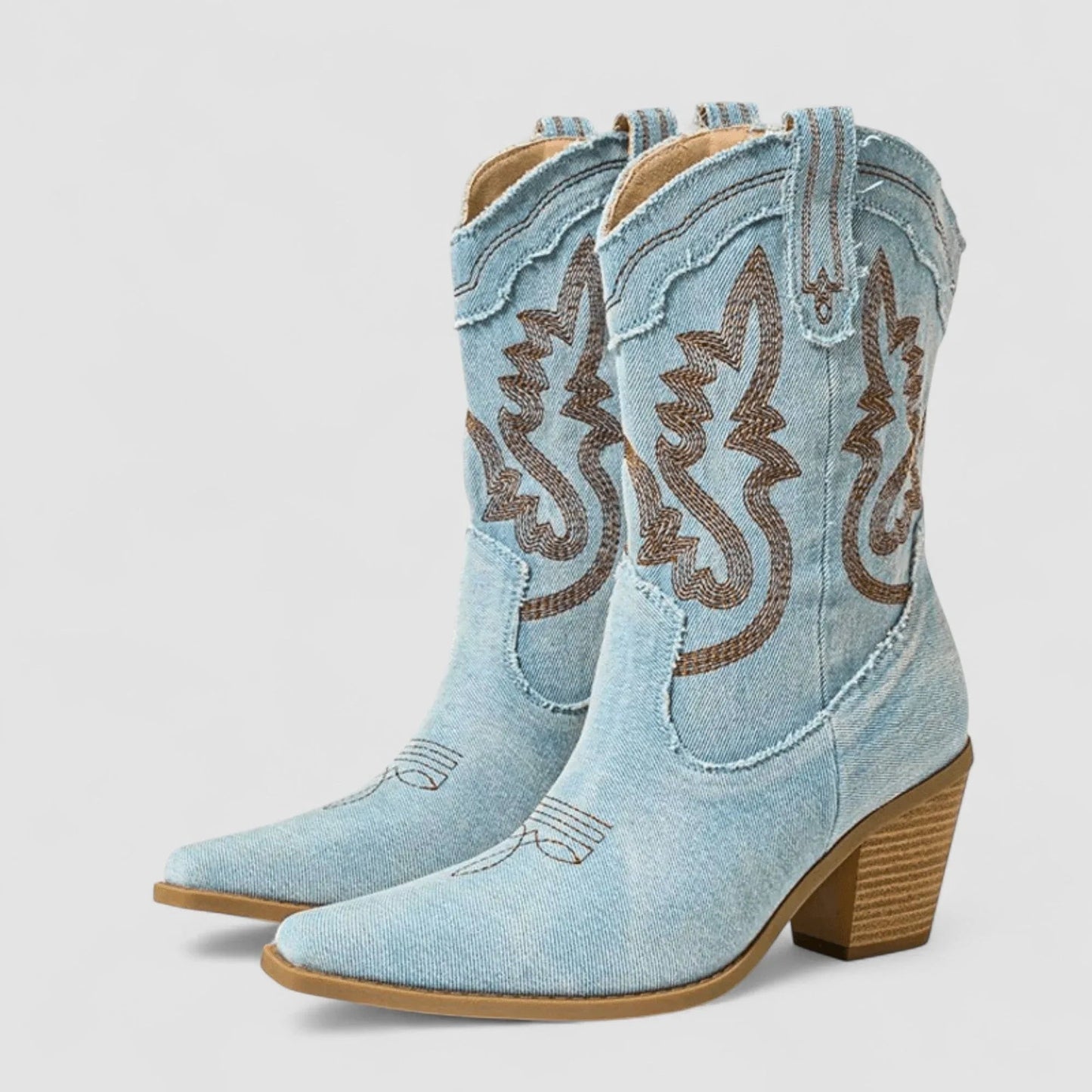 Selena — Botines denim ortopédicos