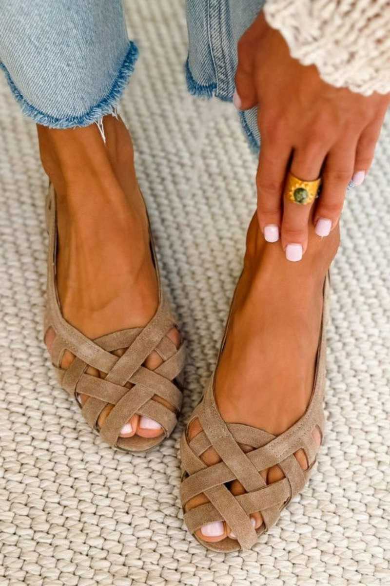 Carmela — Sandalias ortopédicas trenzadas