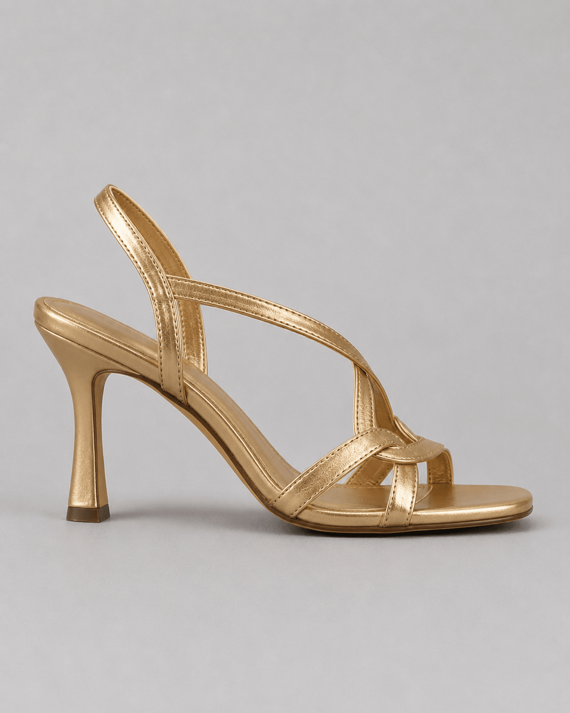 Isabel — Sandalias doradas con brillo de verano