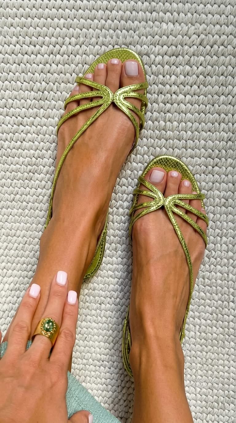 Marta — Sandalias doradas de elegancia veraniega
