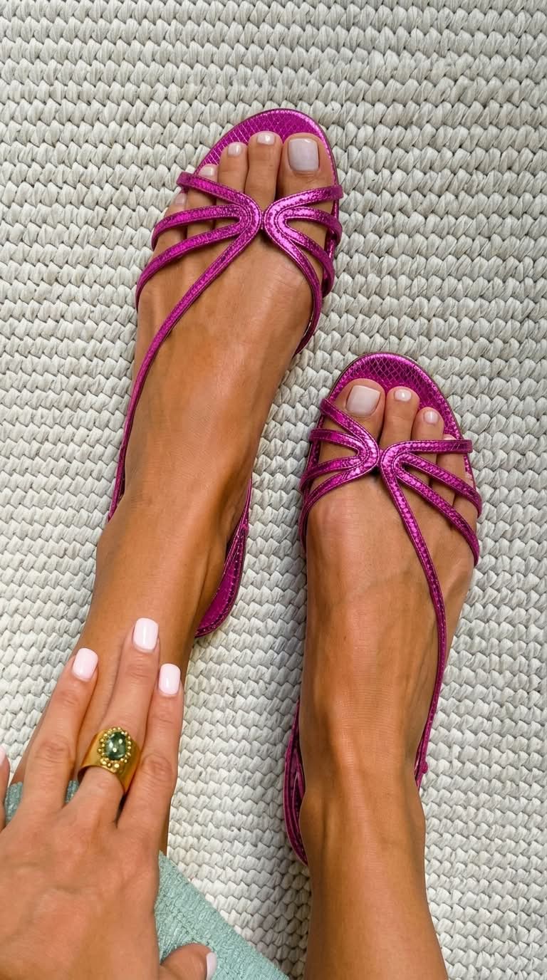 Marta — Sandalias doradas de elegancia veraniega