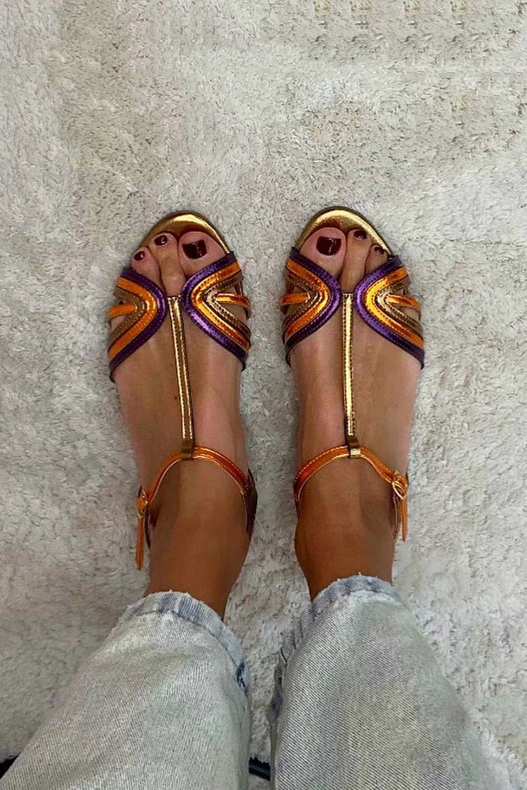 Viviana — Sandalias en colores mediterráneos