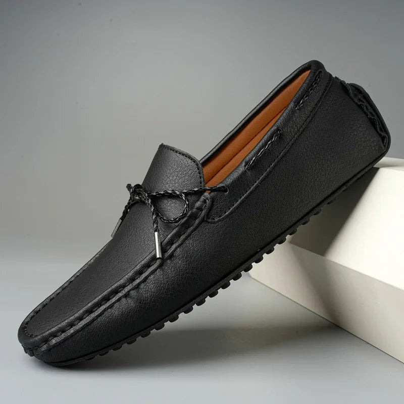Roberto · Mocasines de cuero con suela de goma