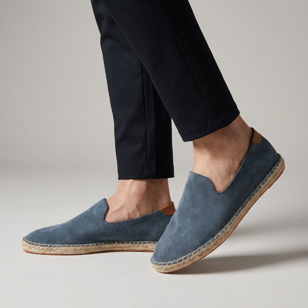Ismael · Alpargatas casual slip-on con suela de esparto