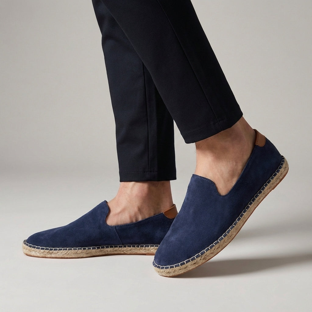 Ismael · Alpargatas casual slip-on con suela de esparto