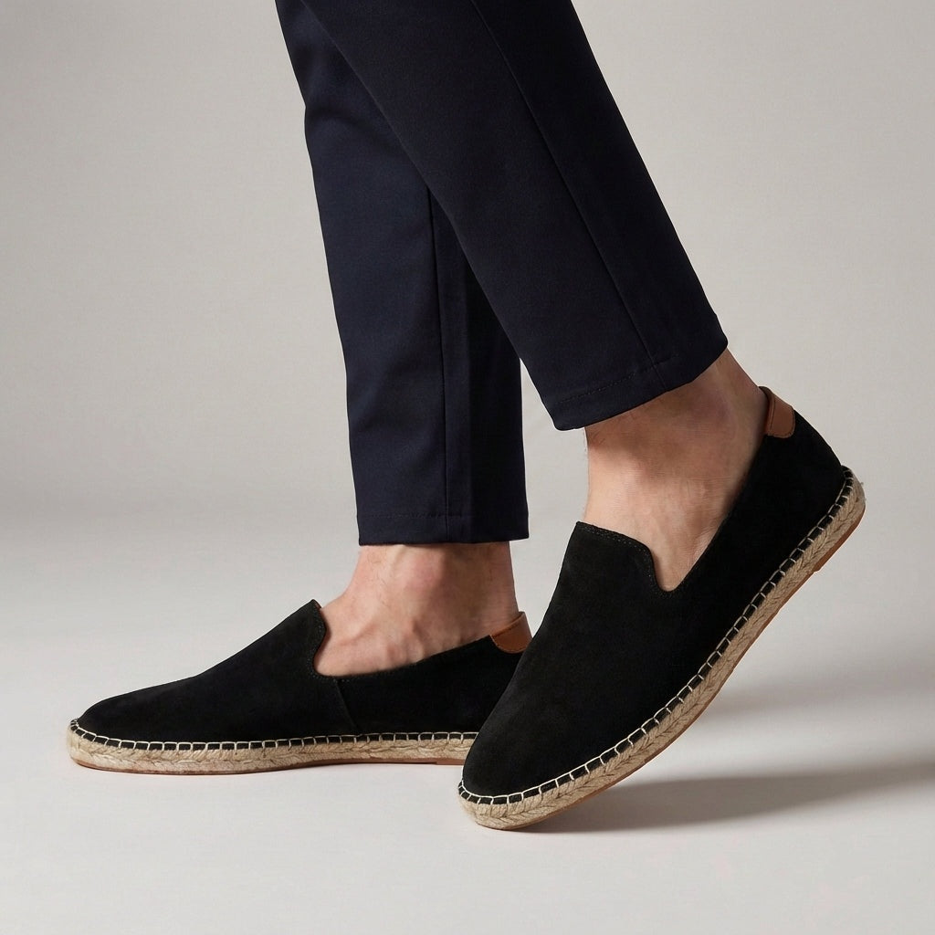 Ismael · Alpargatas casual slip-on con suela de esparto