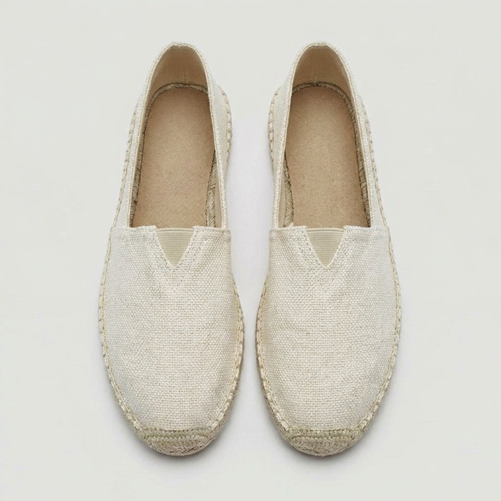 Emilio · Espadrillas de lino con suela de yute
