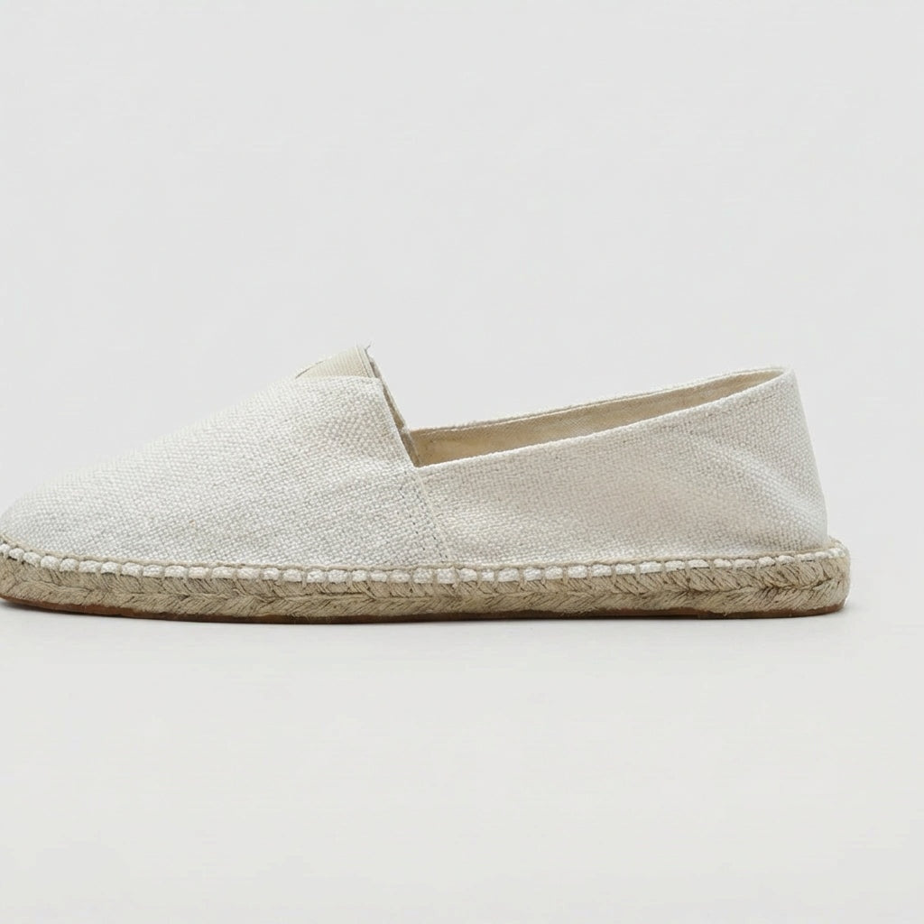 Emilio · Espadrillas de lino con suela de yute