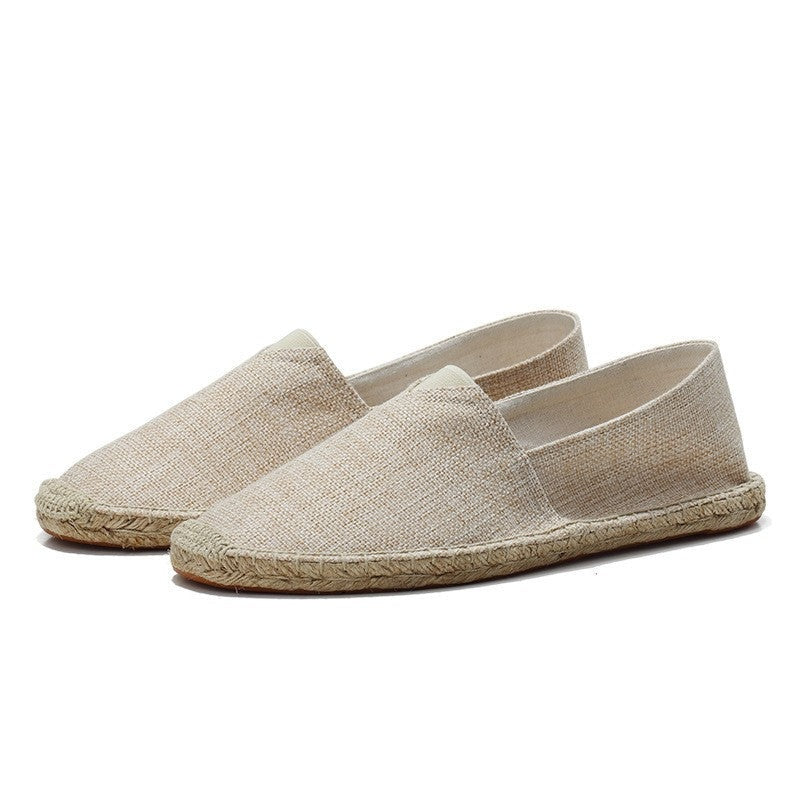 Emilio · Espadrillas de lino con suela de yute