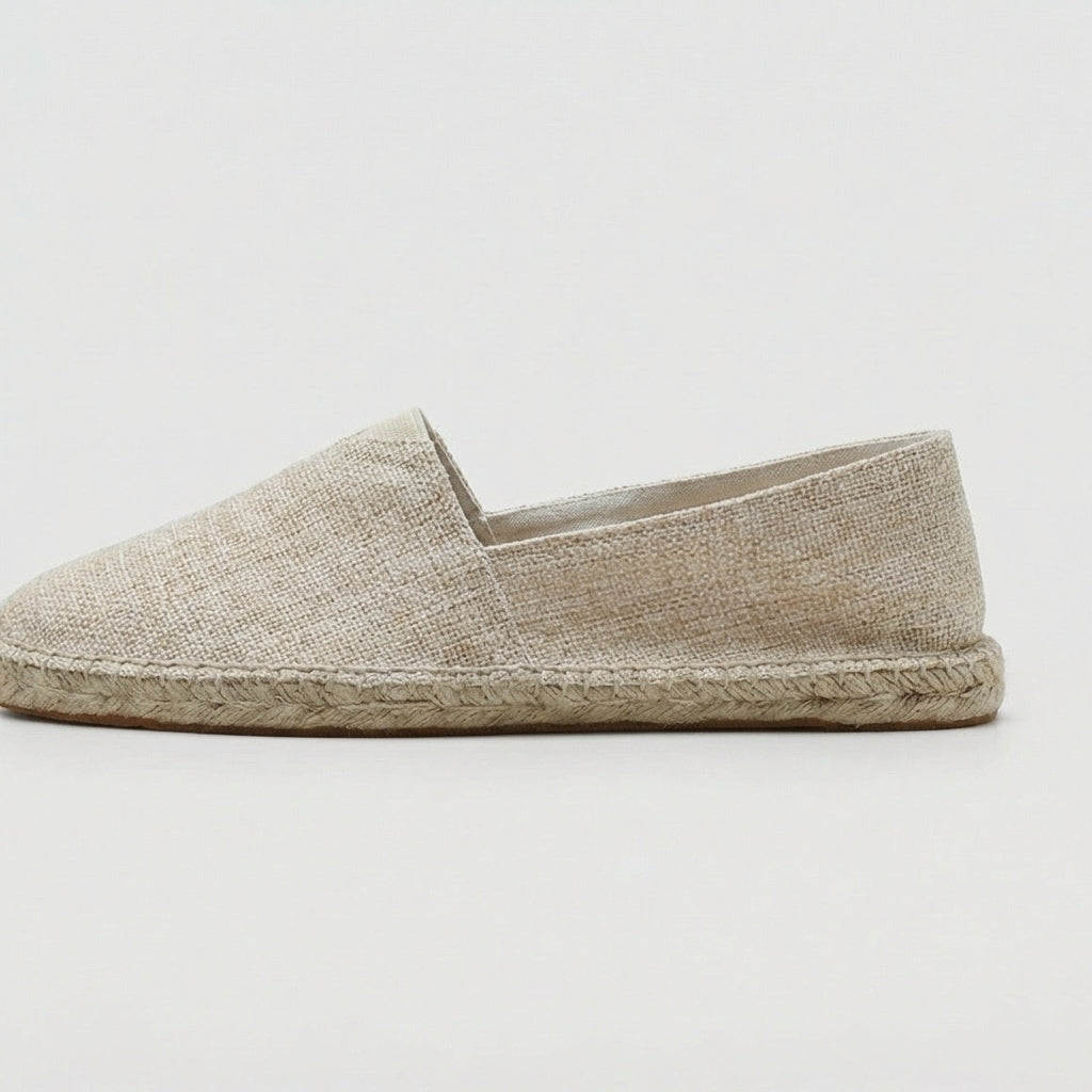 Emilio · Espadrillas de lino con suela de yute
