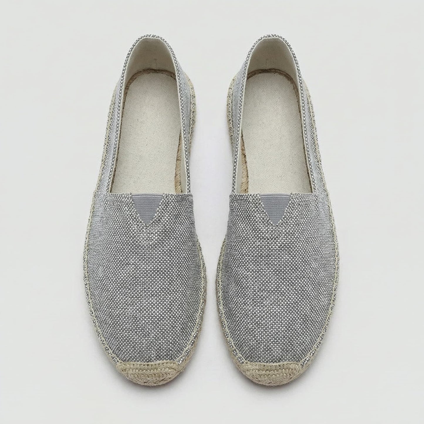Emilio · Espadrillas de lino con suela de yute