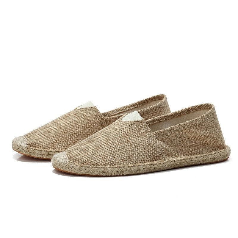 Emilio · Espadrillas de lino con suela de yute