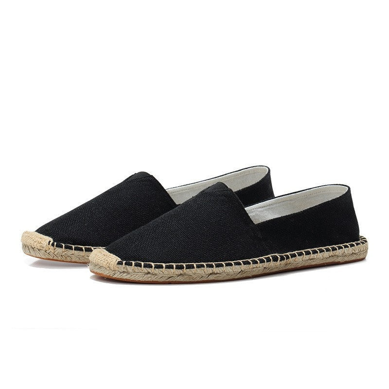 Emilio · Espadrillas de lino con suela de yute