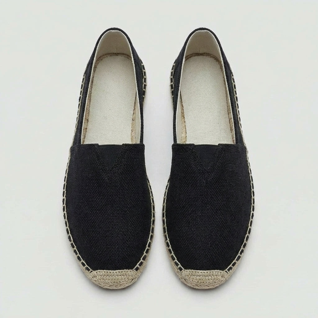 Emilio · Espadrillas de lino con suela de yute