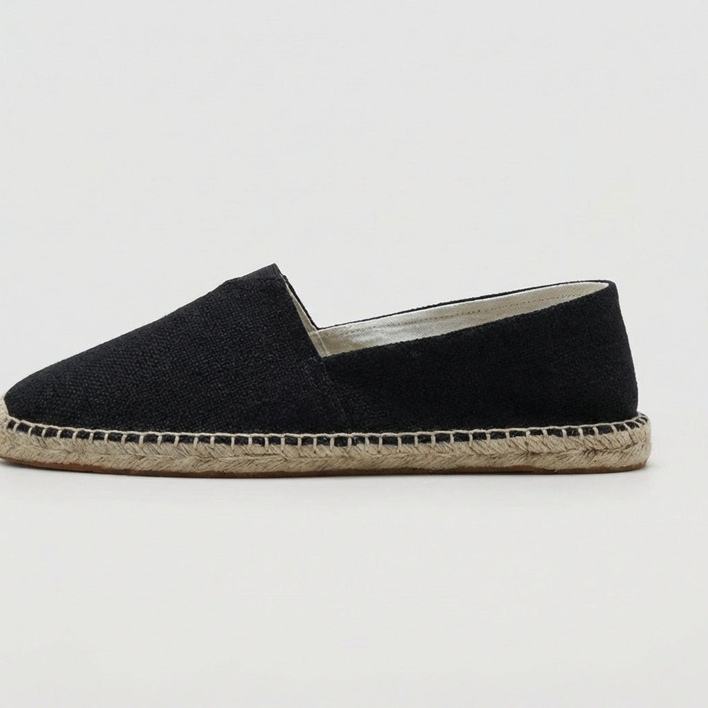 Emilio · Espadrillas de lino con suela de yute