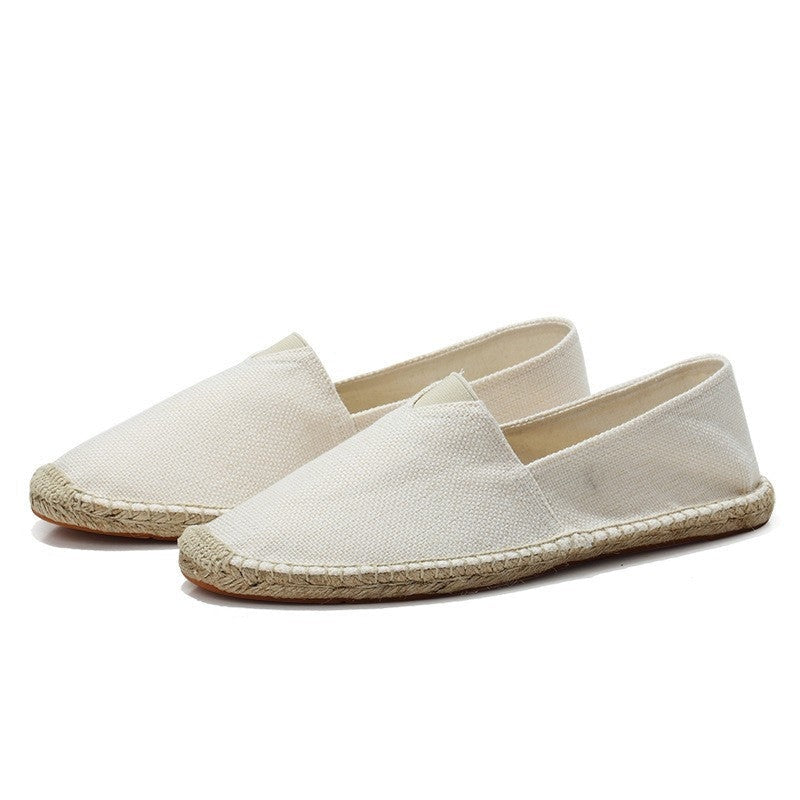 Emilio · Espadrillas de lino con suela de yute