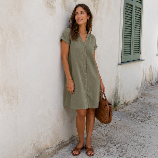 Vestido camisero cómodo